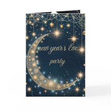 New Year's Eve Party Invitation: A Starry Night to
