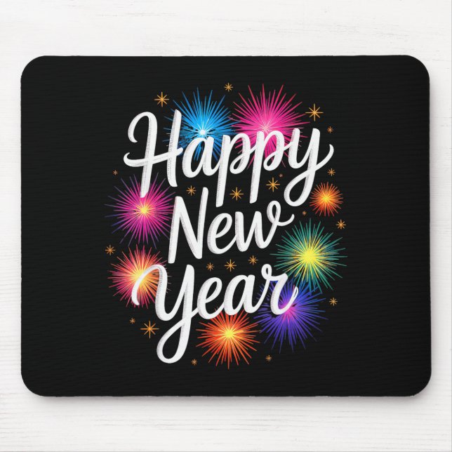 New Years Eve Party Matching Happy New Year  Mouse Mat (Front)