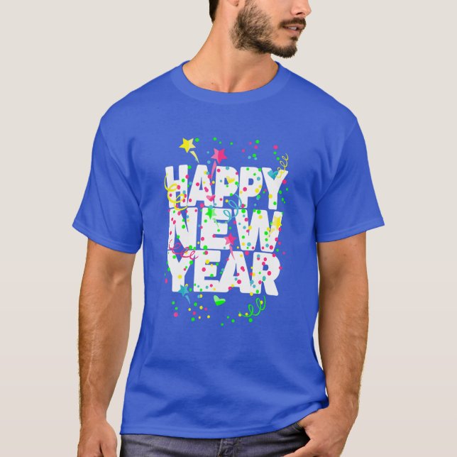 New Years Eve Party Outfit Happy New Year 2021 T-Shirt (Front)