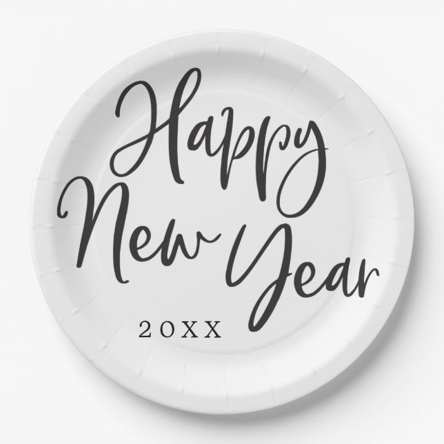 New Year's Eve Party Paper Plates (Front)