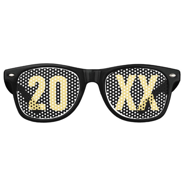 New Years Eve Party Retro Sunglasses (Front)
