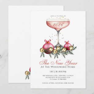 New Year's Eve Party Ring In The New Year Invitation