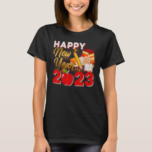New Years Eve Party Supplies 2023 Happy New Year 7 T-Shirt