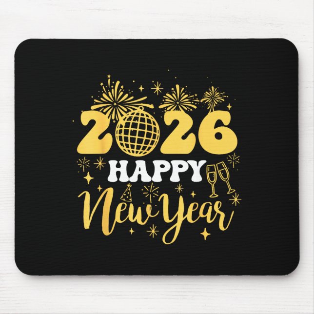 New Years Eve Party Supplies 2026 Happy New Year 2 Mouse Mat (Front)