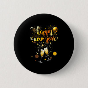 New Years Eve Party Supplies 2026 Happy New Year F 6 Cm Round Badge