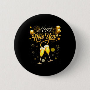 New Years Eve Party Supplies 2026 Happy New Year F 6 Cm Round Badge