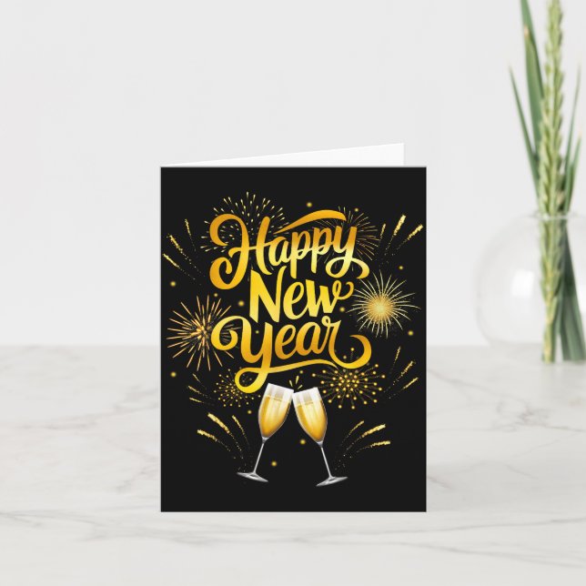 New Years Eve Party Supplies 2026 Happy New Year F Card (Front)