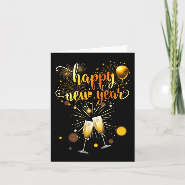 New Years Eve Party Supplies 2026 Happy New Year F Card (Front)