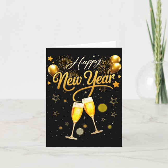 New Years Eve Party Supplies 2026 Happy New Year F Card (Front)