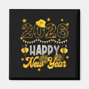 New Years Eve Party Supplies 2026 Happy New Year F Magnet