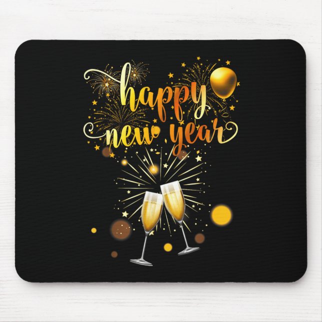 New Years Eve Party Supplies 2026 Happy New Year F Mouse Mat (Front)
