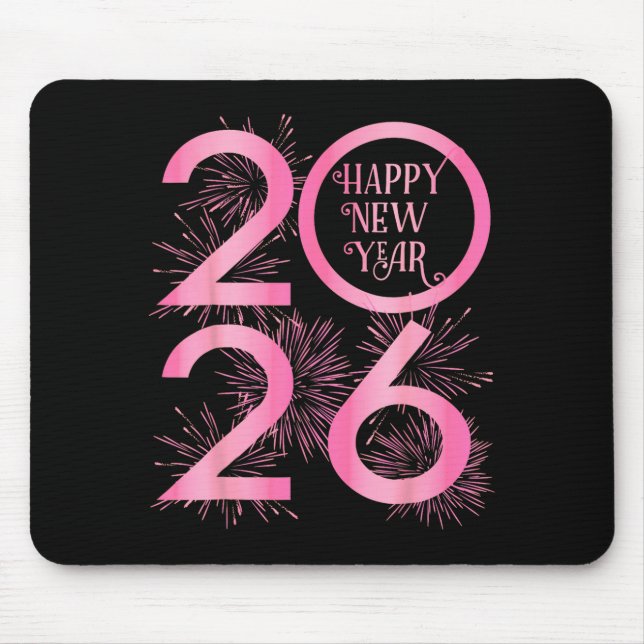 New Years Eve Party Supplies 2026 Happy New Year F Mouse Mat (Front)