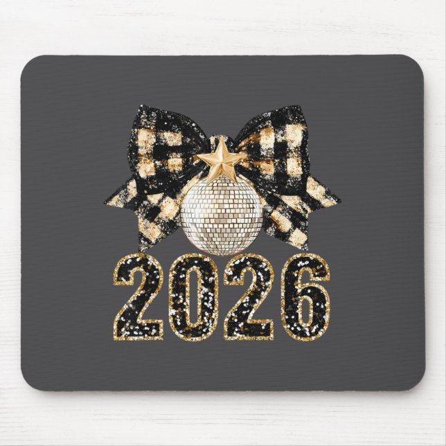 New Years Eve Party Supplies 2026 Happy New Year F Mouse Mat (Front)
