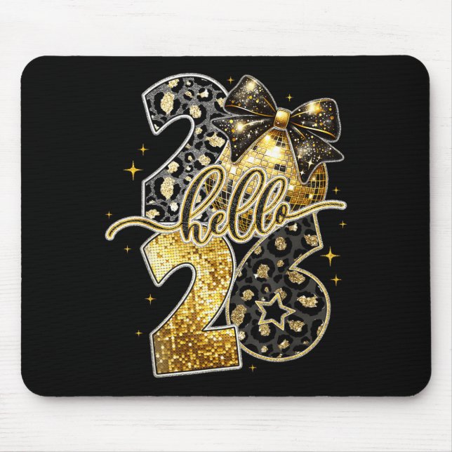 New Years Eve Party Supplies 2026 Happy New Year F Mouse Mat (Front)