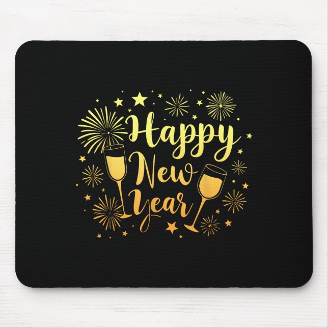 New Years Eve Party Supplies 2026 Happy New Year F Mouse Mat (Front)