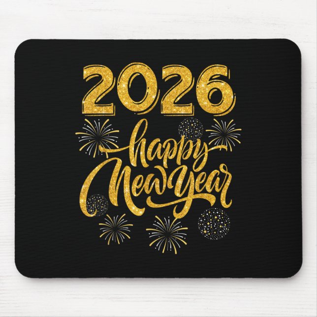 New Years Eve Party Supplies 2026 Happy New Year F Mouse Mat (Front)