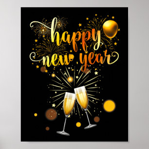 New Years Eve Party Supplies 2026 Happy New Year F Poster