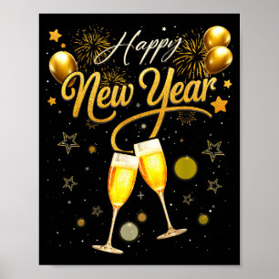 New Years Eve Party Supplies 2026 Happy New Year F Poster