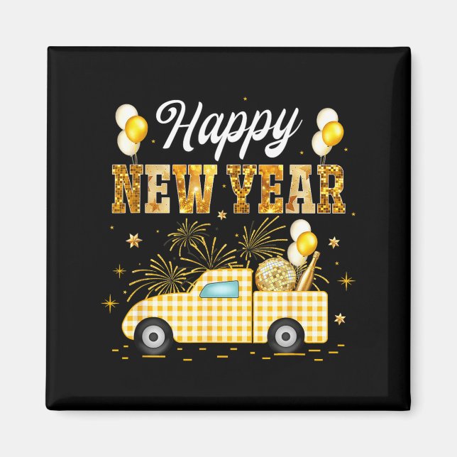 New Years Eve Party Supplies 2026 Happy New Year T Magnet (Front)
