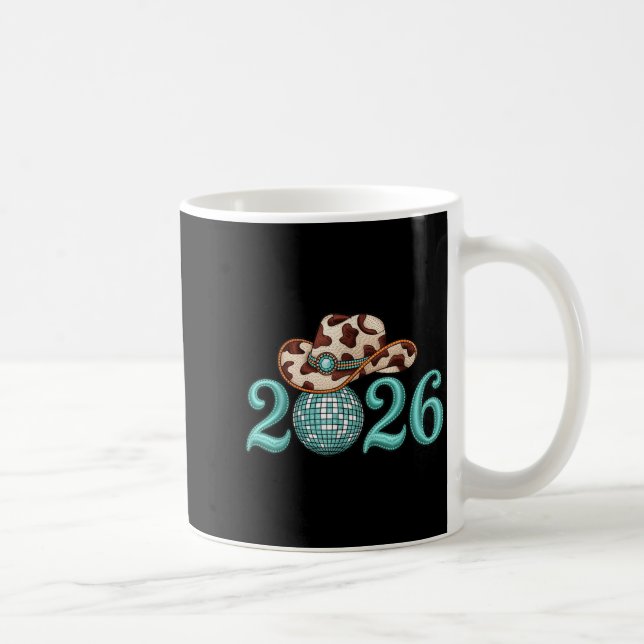 New Years Eve Party Supplies 2026 Western Nk Cowgi Coffee Mug (Right)