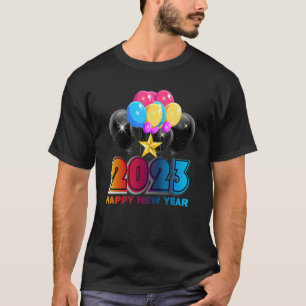 New Years Eve Party Supplies Kids NYE 2023 Happy N T-Shirt
