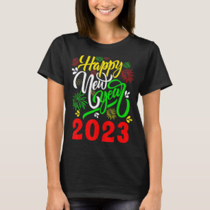 New Years Eve Party Supplies Kids NYE 2023 Happy N T-Shirt