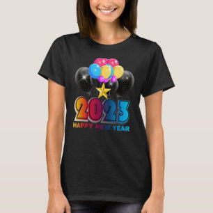 New Years Eve Party Supplies Kids NYE 2023 Happy N T-Shirt