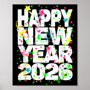 New Years Eve Party Supplies Kids Nye 2026 Happy N Poster