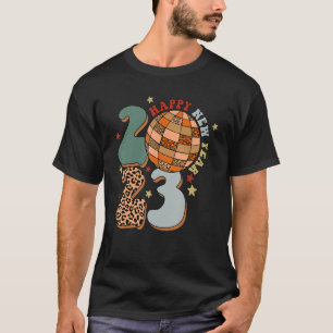 New Years Eve Party Supplies Leopard 2023 Happy Ne T-Shirt
