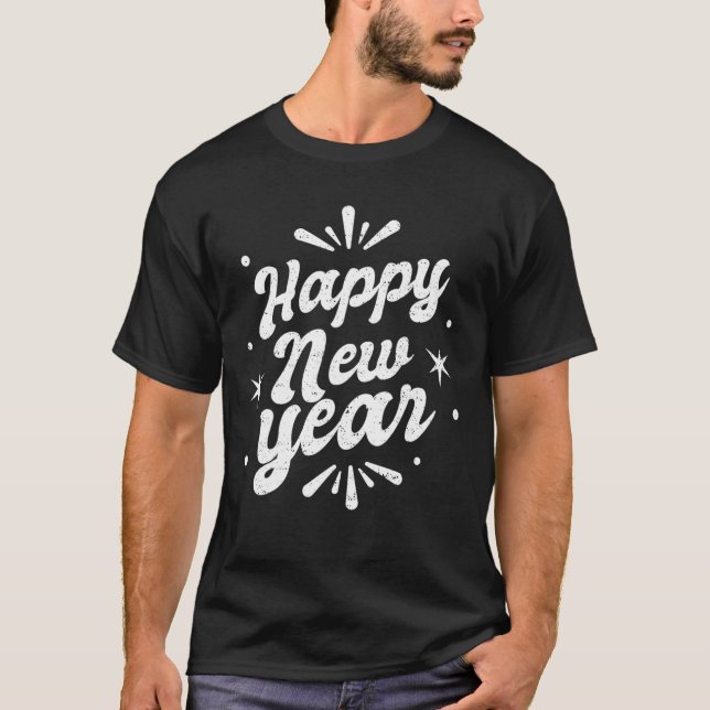 New Years Eve Party Supplies NYE 2023 Happy New Ye T-Shirt (Front)