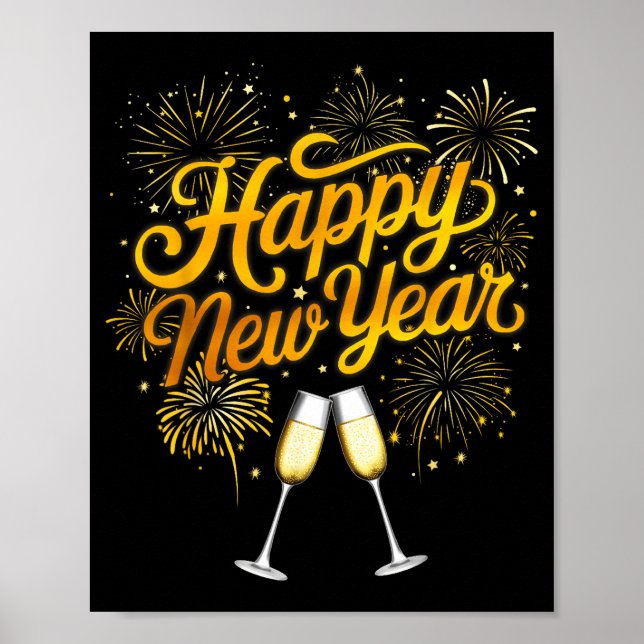 New Years Eve Party Supplies Nye 2026 Happy New Ye Poster (Front)