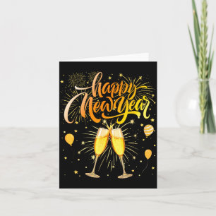 New Years Eve Party Supplies Nye Matching Happy Ne Card