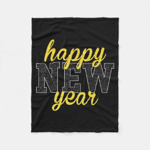 New Years Eve Party Supplies Nye Matching Happy Ne Fleece Blanket