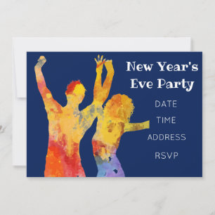 New Year's Eve party with disco Invitation
