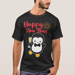 New Year's Eve Penguin - New Year's Eve Penguin T-Shirt