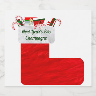 New Year's Eve Sparkling Wine Label