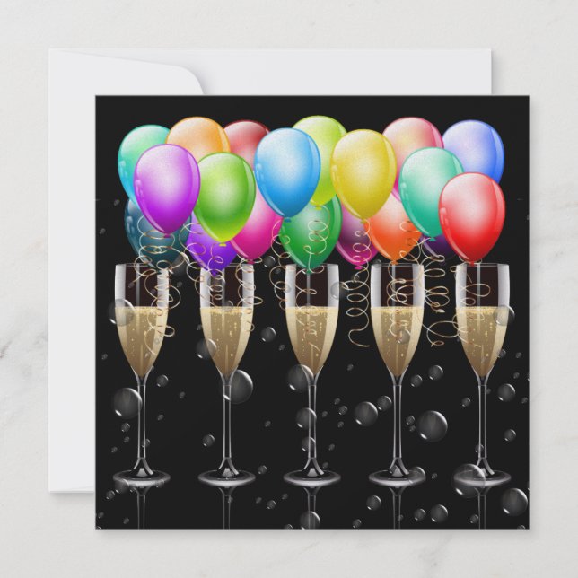 New Years Eve / Special Occasion Party - SRF Invitation (Front)