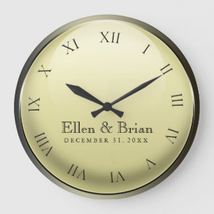 New Year's Eve Wedding Clock