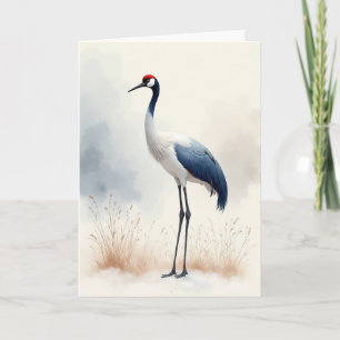 New Years Graceful Avian Card
