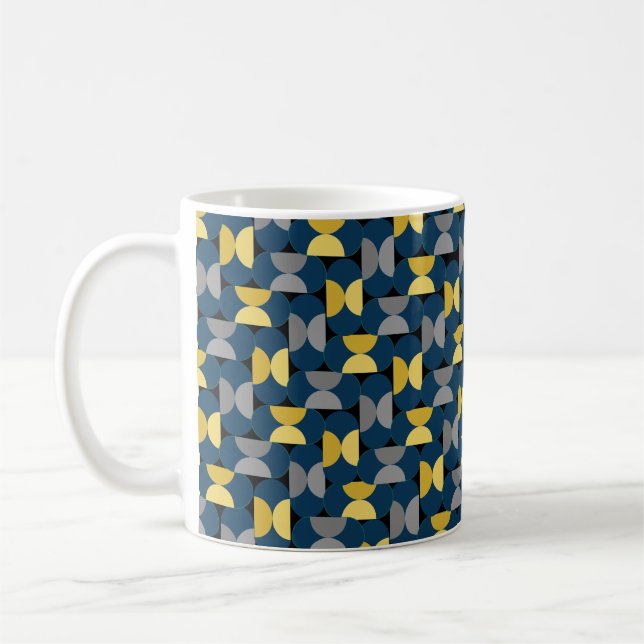 New Year's Herringbone Coffee Mug (Left)