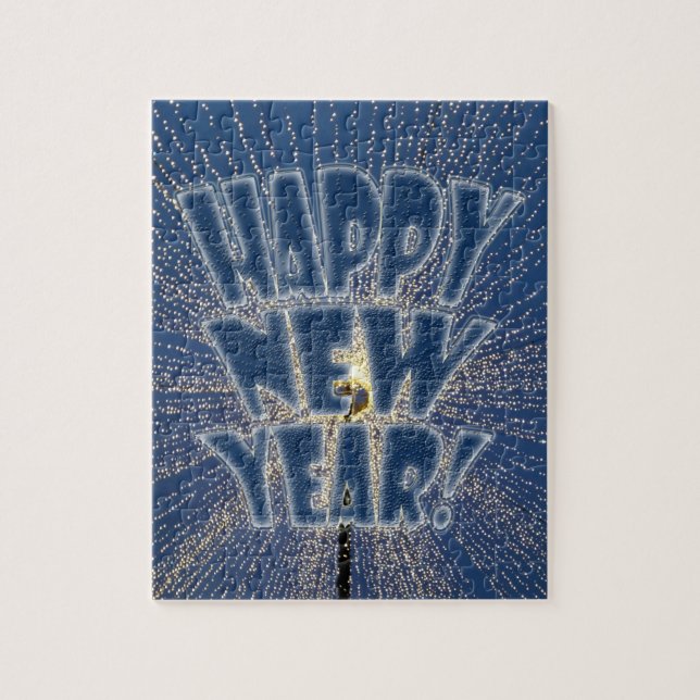 New Year's Lights Jigsaw Puzzle (Vertical)