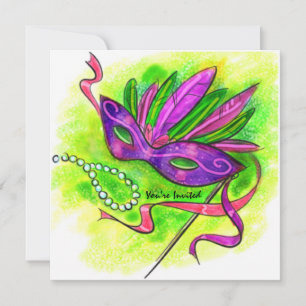 New Year's Masquerade Party Invitation