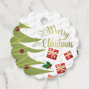 New Year's Memo Hashtags with Gifts Favour Tags