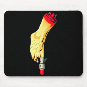 New Years Missile Toe Funny Mistletoe Holiday Mouse Mat