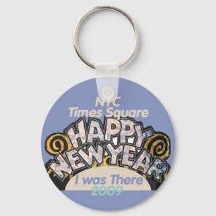 New Years NYC Keychain