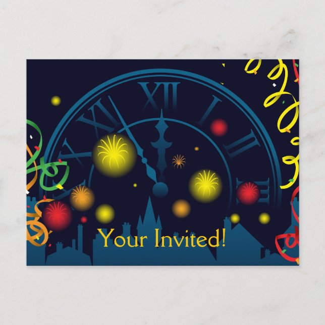New Years Party Invite (Front)