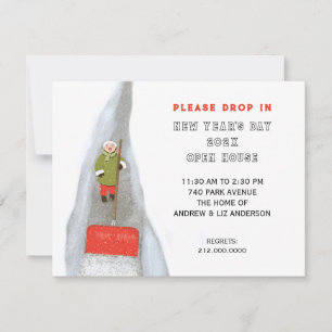 New Year's Party Open House Invitation