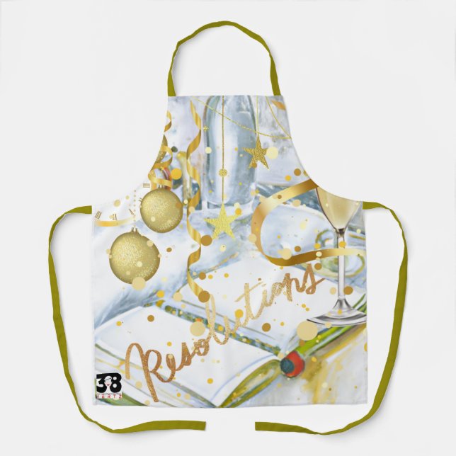 New Year's Resolution Collection Apron (Front)