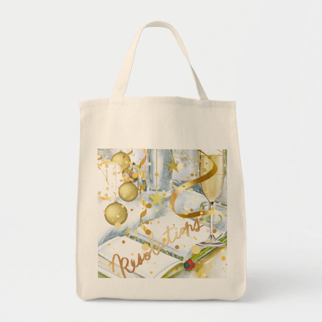 New Year's Resolution Collection Tote Bag (Front)