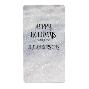 New Year's Return Address Label